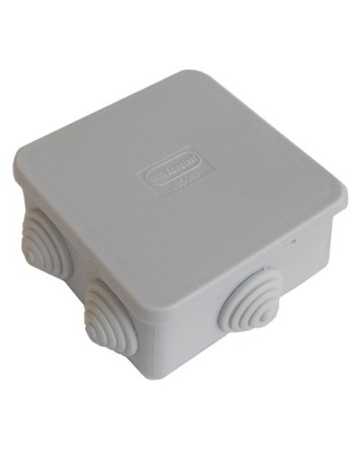 Коробка JBS080 85х85х40, 6 вых, IP44, серая (44006). Коробка монтажная. Экопласт в Подольске