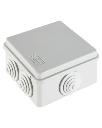 Коробка JBS101 100х100х55, 6 вых., IP55, серая (44037). Коробка монтажная. Экопласт в Подольске