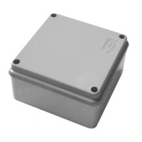 Коробка BJB/JBS100 100х100х55, 6 вых., IP56, серая (44057HF). Коробка монтажная, без галогена. Экопласт