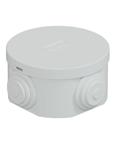 Коробка JBR065 D=65х35, 4 вых., IP44, белая (44004W-1). Коробка монтажная. Экопласт в Подольске
