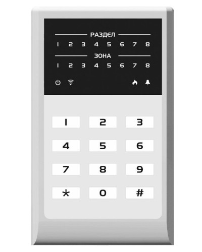 МИРАЖ-КД-04 (grey). Кнопочная кодовая панель. Стелс НПП в Подольске