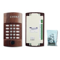 Цифрал М-10М/PVC. Вызывная панель цветная. Цифрал