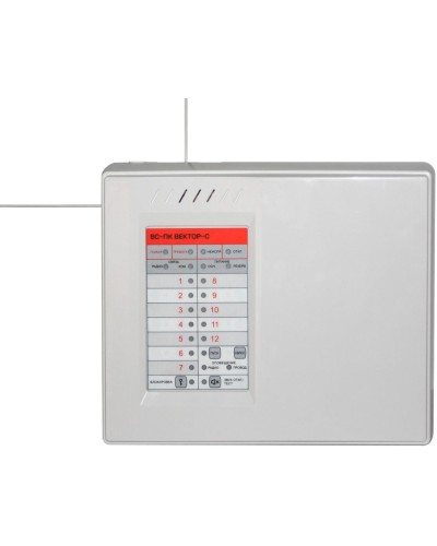 ВС-ПК ВЕКТОР-С (Wi-Fi + GE (GSM+Ethernet)). Прибор приемно-контрольный и управления охранно-пожарный адресный радиоканальный со встроенным коммуникатором GSM. Версет в Подольске